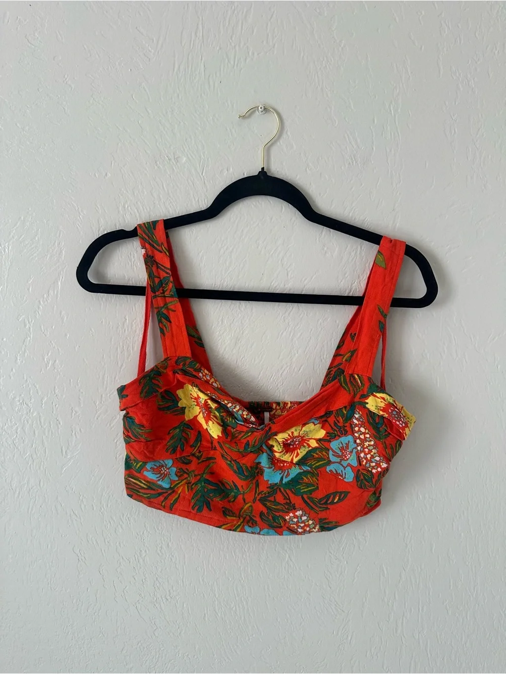 Free People Birds of Paradise Boho Crop Top